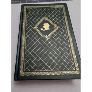 Great Cases of SHERLOCK HOLMES 1987 The Franklin Library  gilded gold leaf edge
